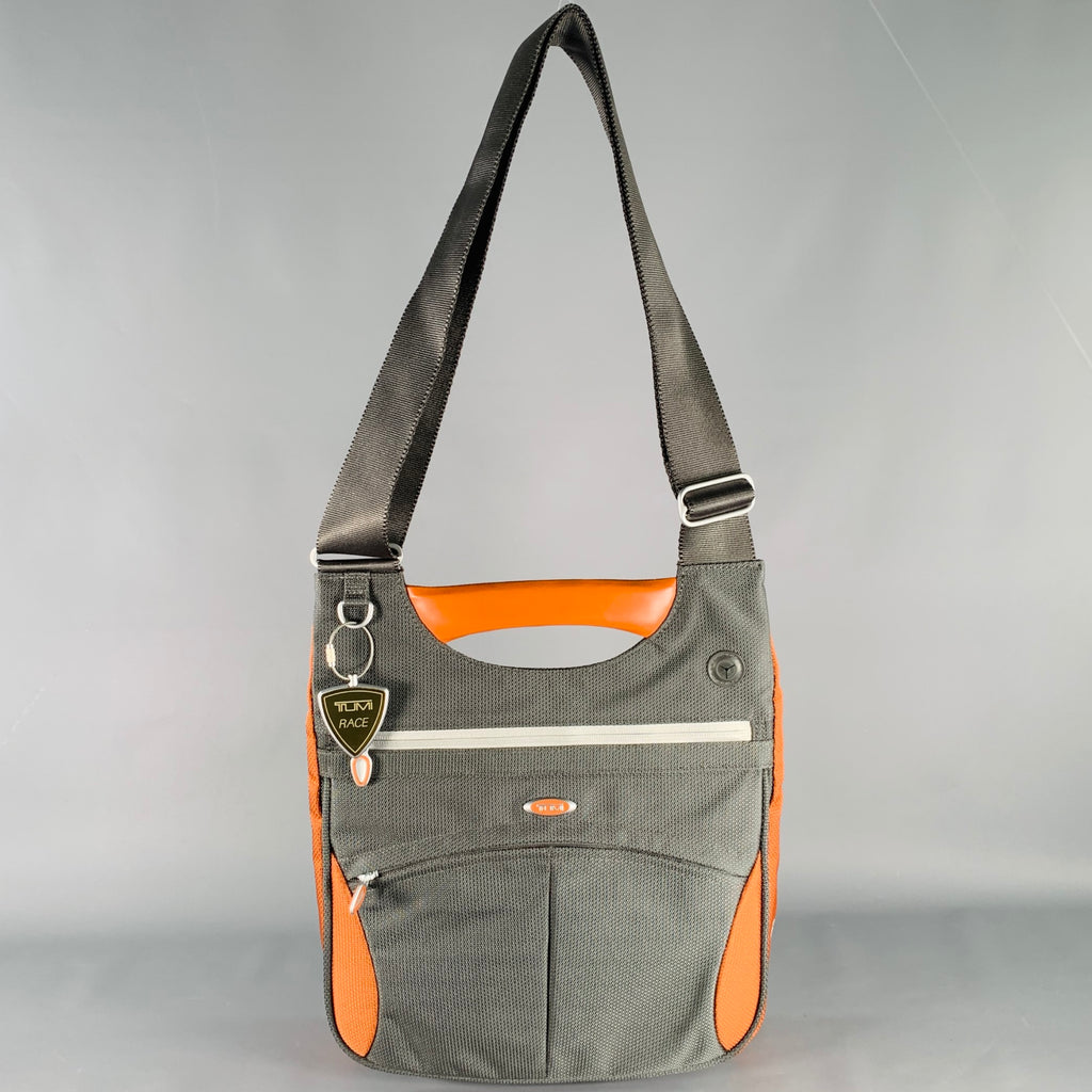 TUMI オレンジ グレー ビジネスバッグ 28d5de0f2dcb4bba5fc4bbfba6a22a