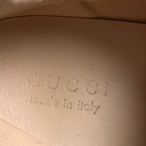 GUCCI Size 11 Beige Multicolour Leather Low Top Sneakers