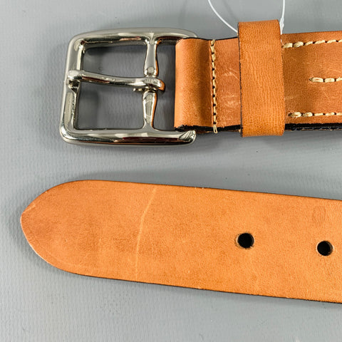 FULLUM&HOLT Size 36 Navy Tan Woven Canvas Belt