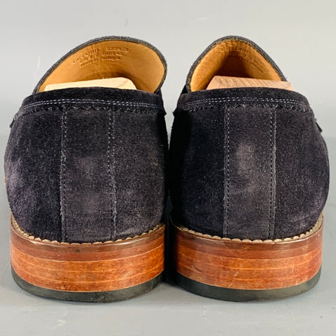 PS by PAUL SMITH Size 8 Gifford Navy Suede Penny Loafers