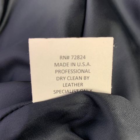 TODD SNYDER Size XXL Grey Brown Navy Houndstooth Wool Jacket