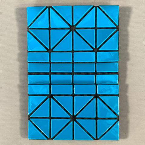 BOA BOA ISSEY MIYAKE SS2023  Blue Black Triangle Card Case