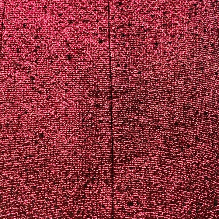 MARC JACOBS Size 0 Pink Black Polyester Woven A-Line Knee Length Skirt