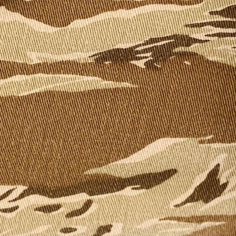 COMME des GARCONS Size L Beige Brown Camo Cotton Drop Crotch Casual Pants