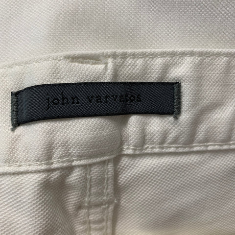 JOHN VARVATOS Taille 30 Jean élasthanne coton blanc cassé