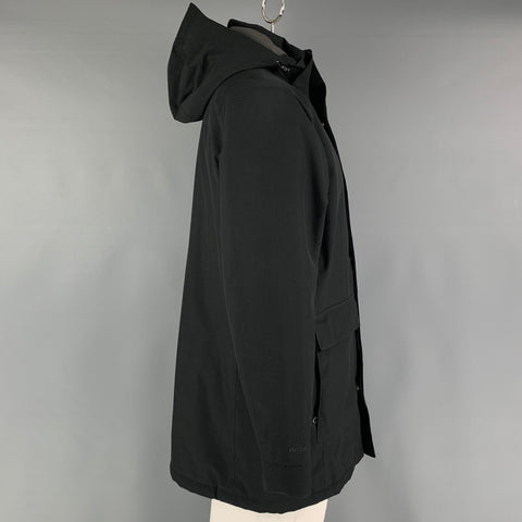 THE NORTH FACE Size L Black Polyester Padded Coat