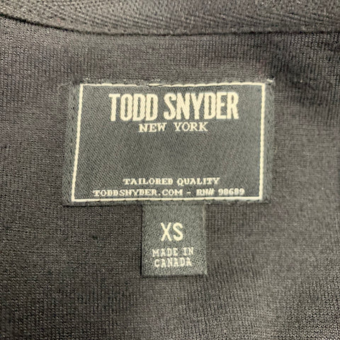 TODD SNYDER Taille XS Noir Tissu éponge Coton Polyester Sweat-shirt