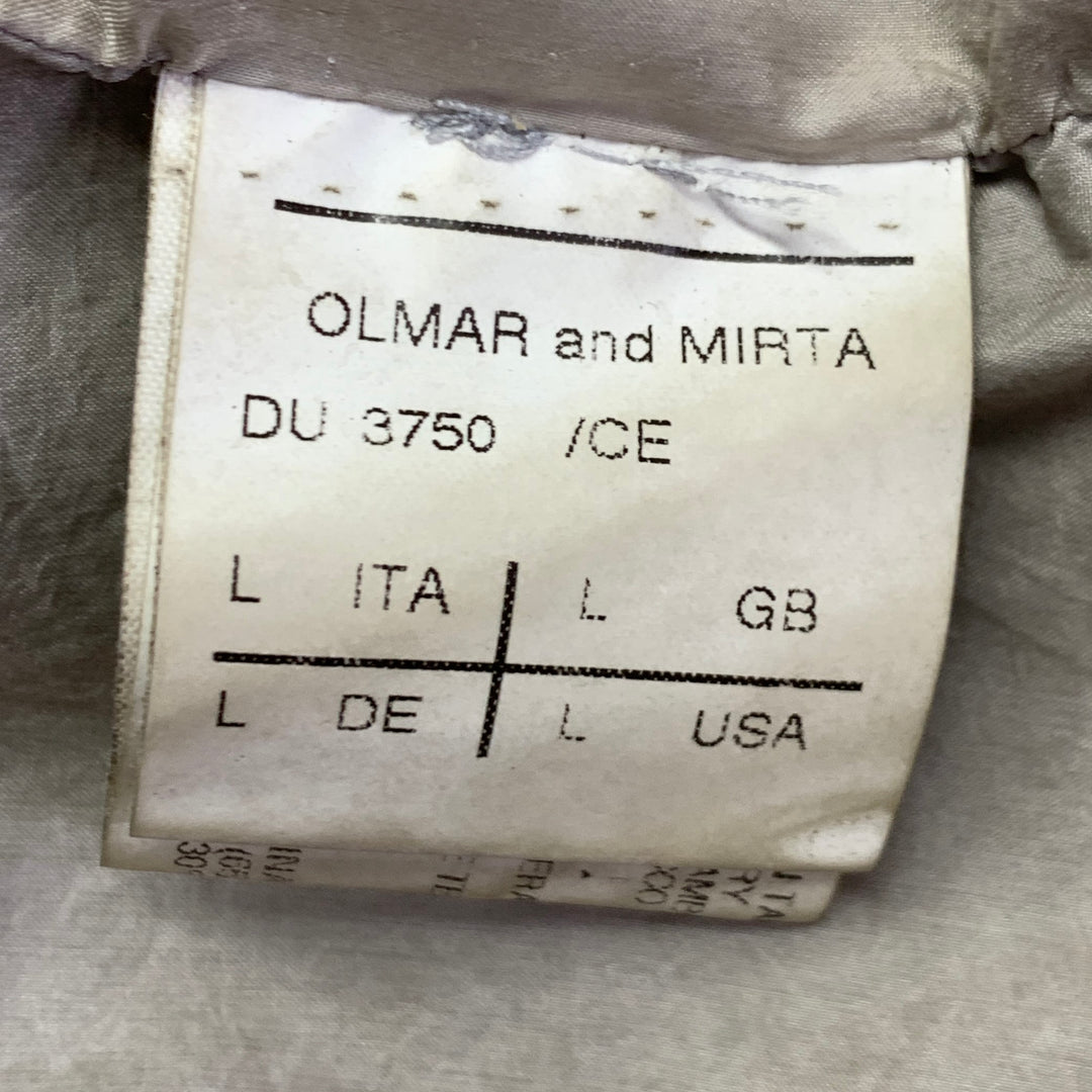 DRKSHDW Size L Brown Taupe Cotton Velvet Trucker Jacket