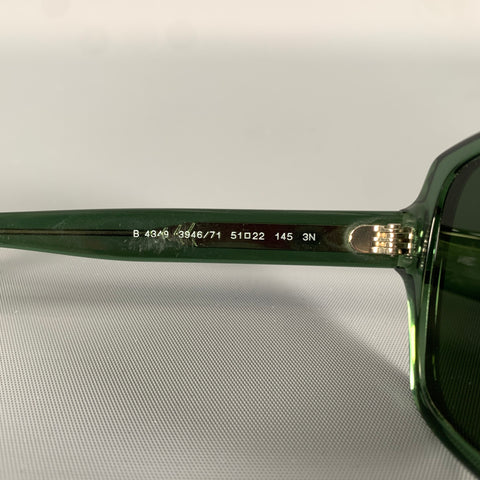 BURBERRY Size One Size Green Olive See Through Sunglasses