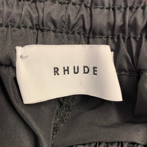 Pantalon cargo décontracté RHUDE taille XS en polyester noir