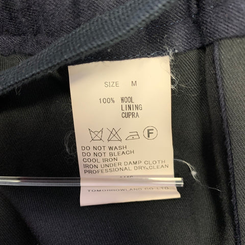 TOMORROWLAND Size M Navy Wool Zip Fly Casual Pants
