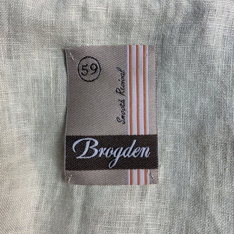 BROGDEN M Tan Distressed Leather Motorcycle Jacket