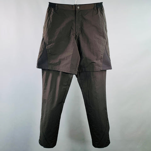 HELIOT EMIL x PUMA Size M Black Nylon Layered Zip Fly Casual Pants