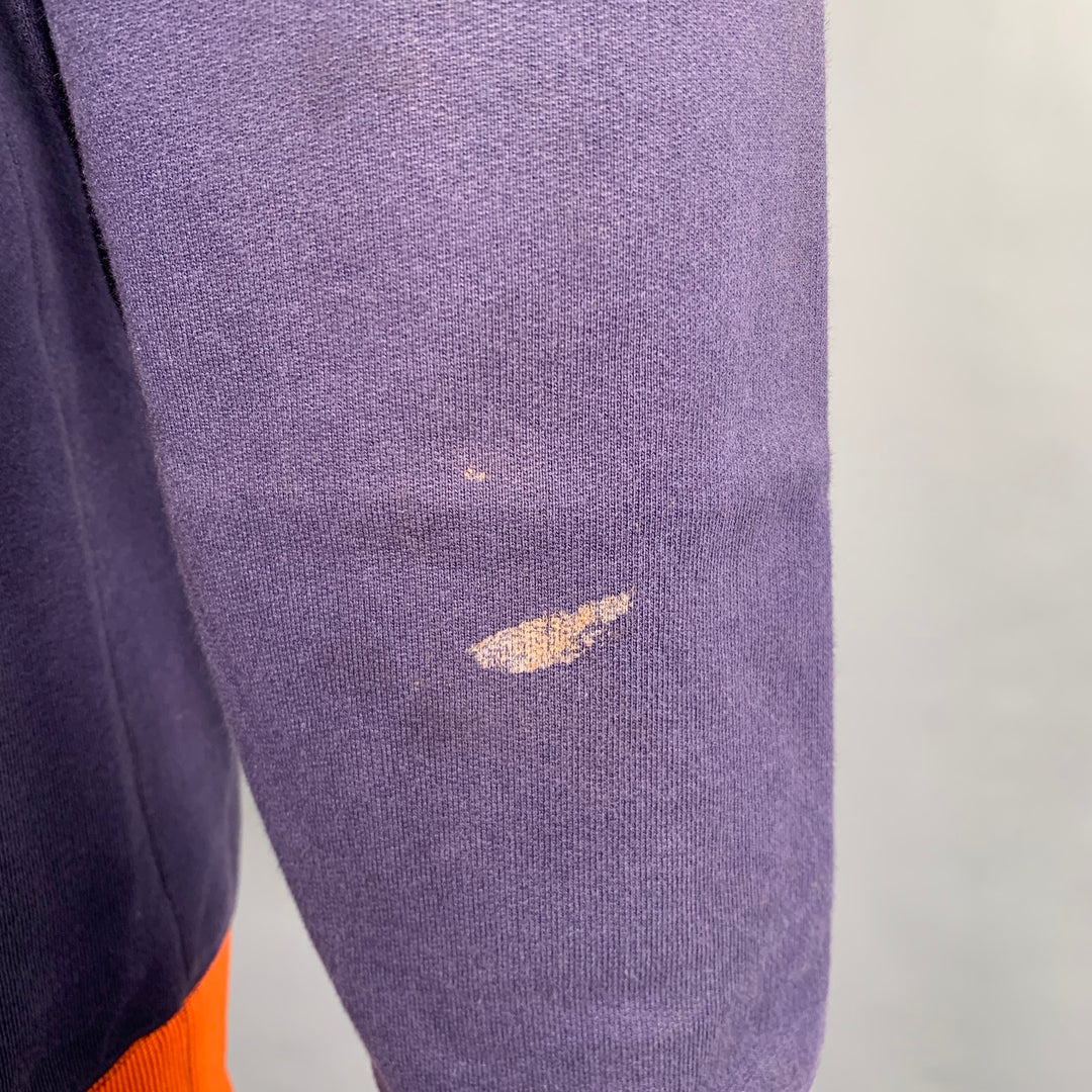 RAF SIMONS Size XXL Navy Shark Print Cotton Crew-Neck Sweatshirt