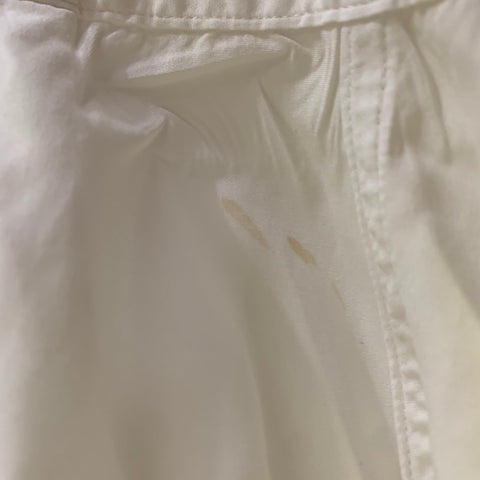 RALPH LAUREN Size XL White Solid Cotton Tuxedo Long Sleeve Shirt