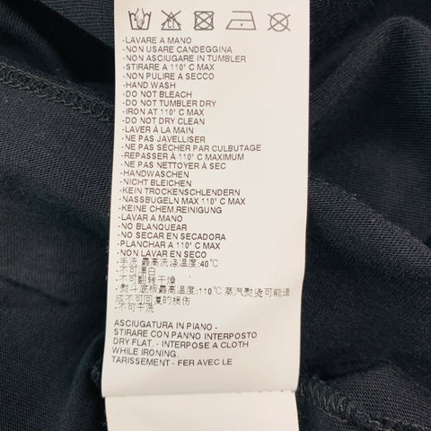 VIKTOR &amp; ROLF Taille XL T-shirt une poche en coton imprimé noir