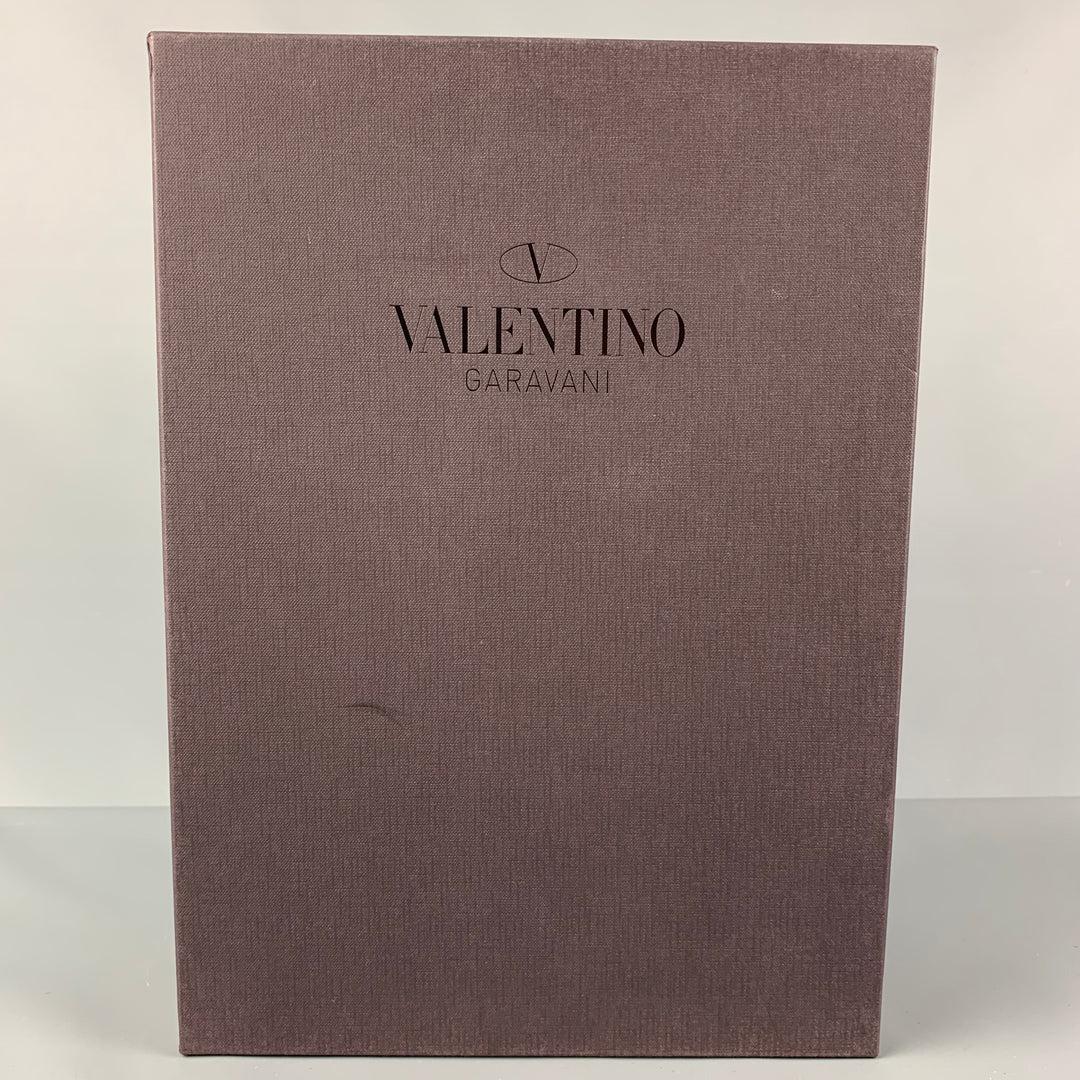 VALENTINO Size 10 Multi-Color Leather High Top Sneakers