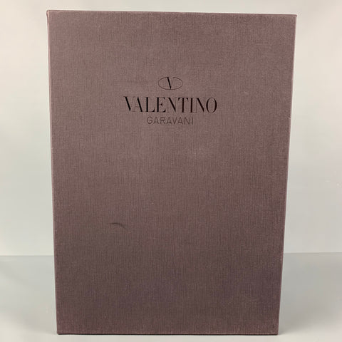 VALENTINO Size 10 Multi-Color Leather High Top Sneakers