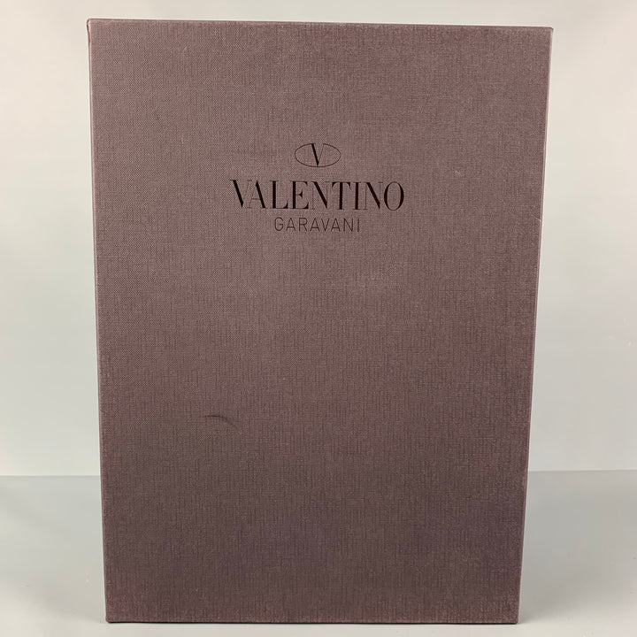 VALENTINO Size 10 Multi-Color Leather High Top Sneakers