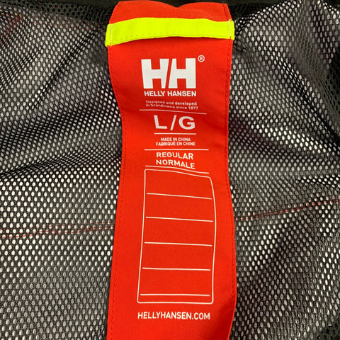 HELLY HANSEN x HURTIGRUTEN Size L Red Yellow Color Block Polyester Jacket