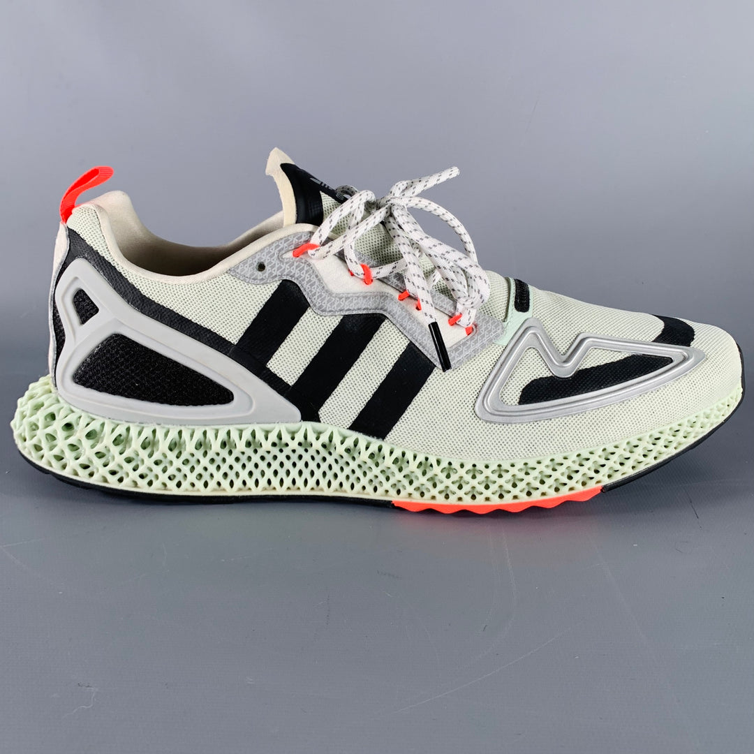 ADIDAS Size 11 Green Black Nylon Lace-Up Sneakers – Sui Generis Designer  Consignment