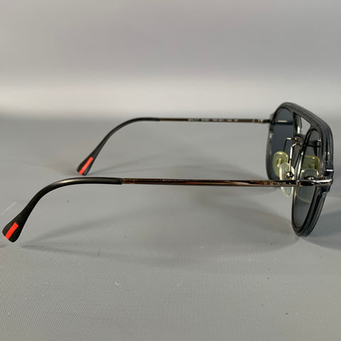 PRADA Black Light Grey SPS 05T P2X-5Z1 Sunglasses & Eyewear