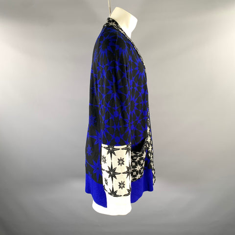 HAIDER ACKERMANN Size XXS Blue Black Cardigan