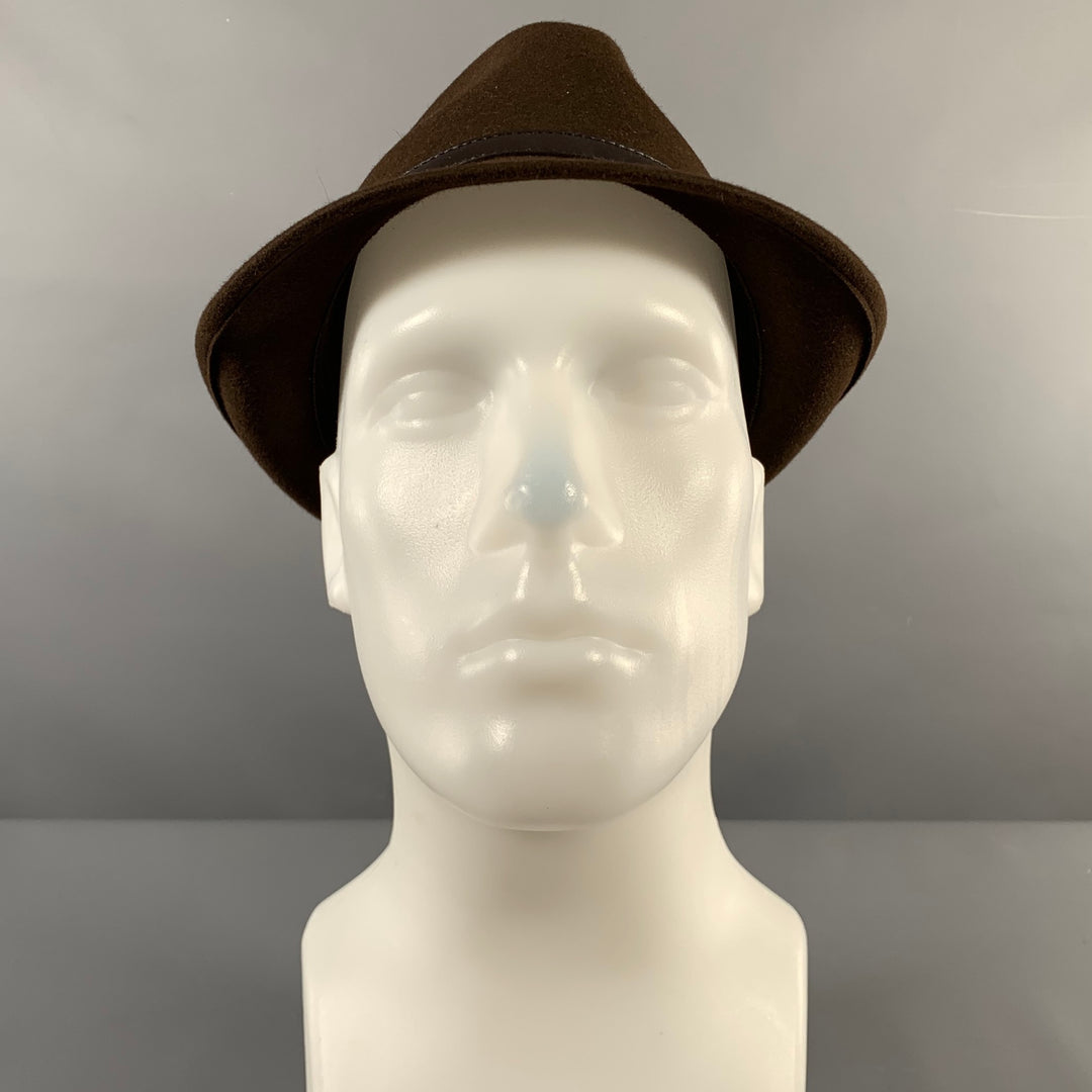 GUCCI Size L Brown Rabbit Hats