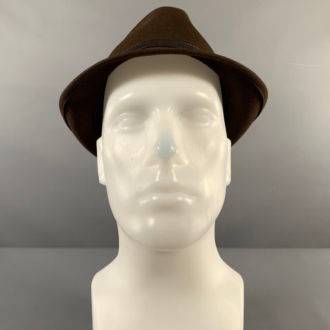 GUCCI Size L Brown Rabbit Hats