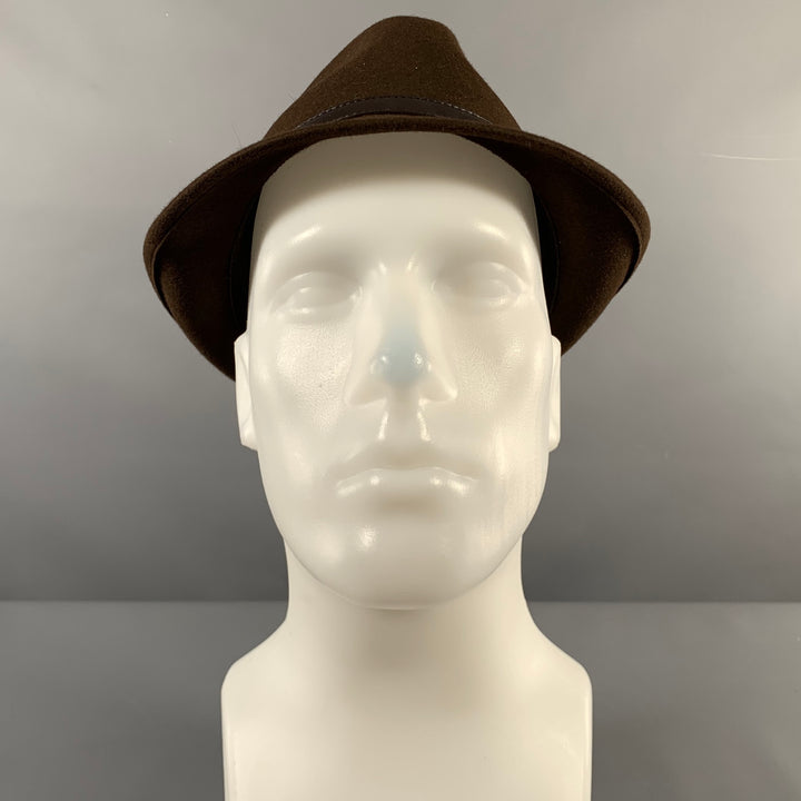 GUCCI Size L Brown Rabbit Hats