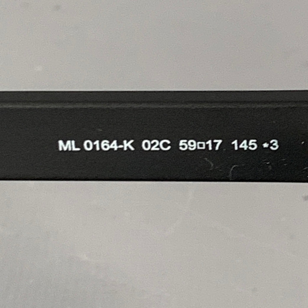 MONCLER Black Acetate Square Mirrored Sunglasses