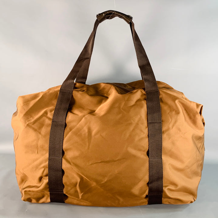STELLA McCARTNEY Brown Tobacco Nylon Duffle Bag