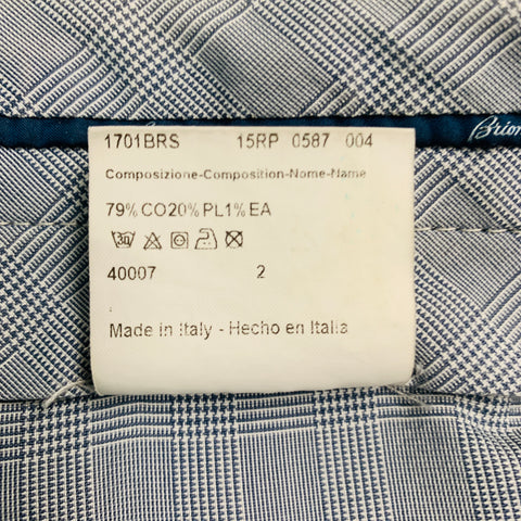 BRIONI Size 38 Grey Cotton Blend 5 Pockets Jeans