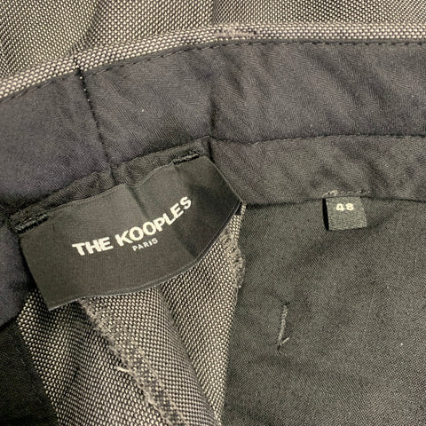 THE KOOPLES Size 38 Grey Wool Notch Lapel Suit