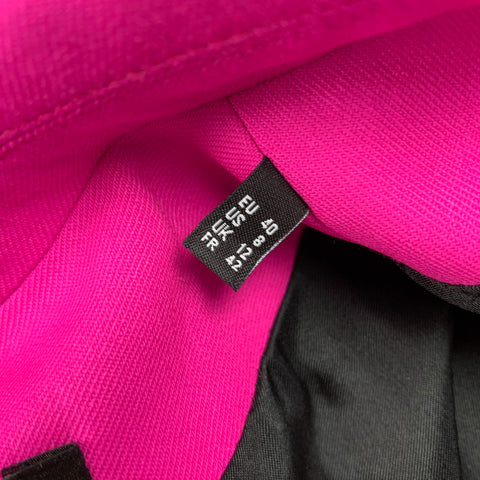 MARCELL VON BERLIN Size 8 Pink Wool Jacket Blazer