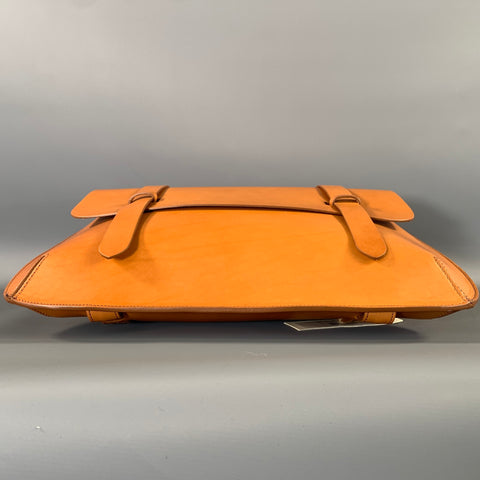 INFINITY FIRENZE Brown Leather Briefcase Bag