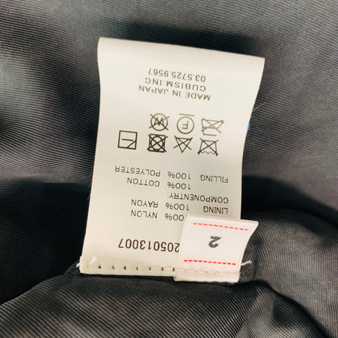 VISVIM -Six Five Fishtail Parka- Abrigo parka de nailon negro talla S