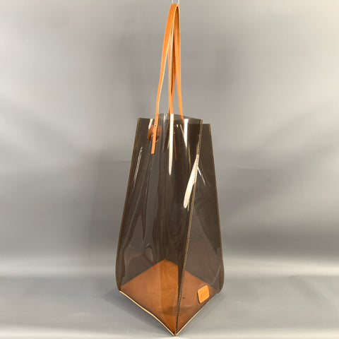 MAIYET Tan Brown vinyl Bucket Bag