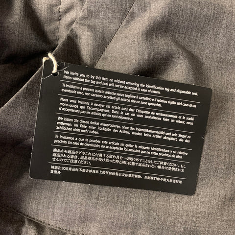 BRUNELLO CUCINELLI Size XL Grey Blue Quilted Wool Reversible Vest