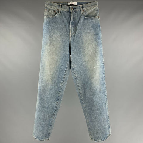 LEVI STRAUSS Size XS Blue Cotton Wide Leg Jeans