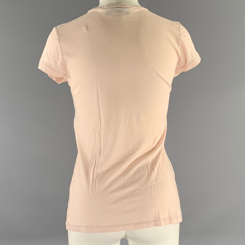 STELLA McCARTNEY Size 4 Pink Floral T Shirt Shirt