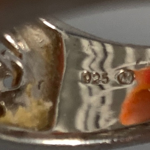 NO BRAND Silver Floral Sterling Ring