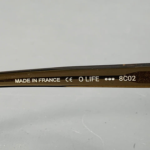 ANNE & VALENTIN O Life Brown Clear Two Tone Acetate Frames Eyewear