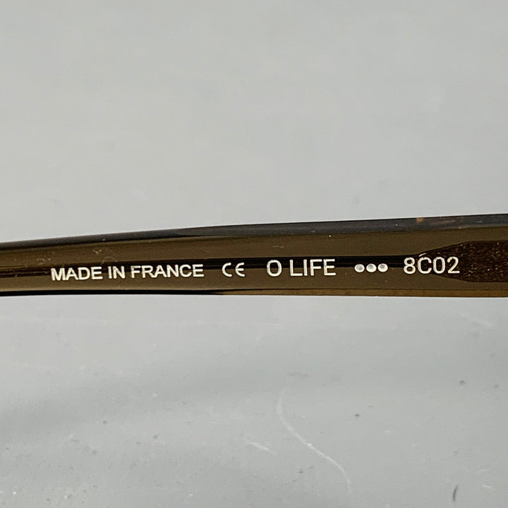 ANNE & VALENTIN O Life Brown Clear Two Tone Acetate Frames Eyewear