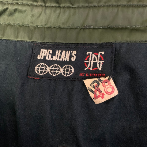 GAULTIER JEANS Size 32 Green Gold Polyamide Blend Cargo Casual Pants