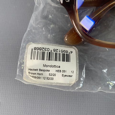 HACKETT LONDON Brown Tortoiseshell Acetate Eyewear Frames