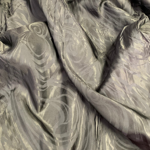EMILIO PUCCI Size 38 Purple Silver Geometric Embroidery Velvet Shawl Sport Coat