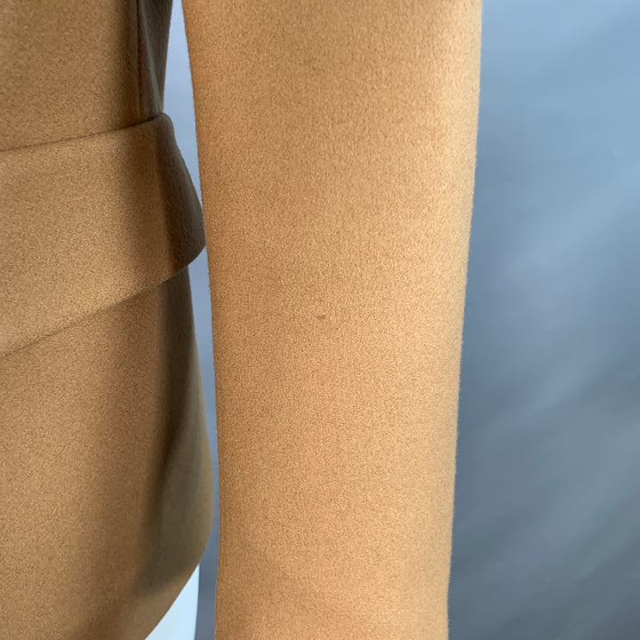 WOOSTER + LARDINI Size 40 Regular Tan Wool Notch Lapel Sport Coat