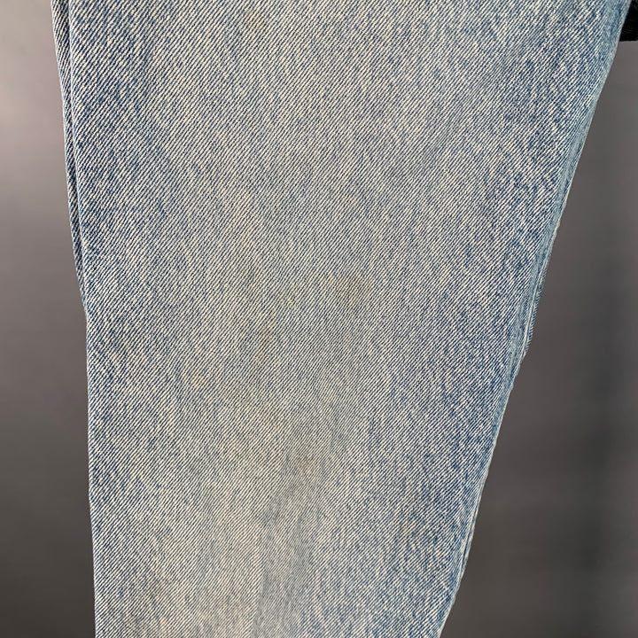 ALEX MILL Size 31 Light Blue Cotton Denim Twill Straight Button Fly Jeans