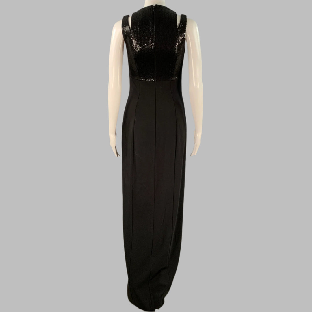 MICHAEL KORS Size 2 Black Virgin Wool Blend Cutout Sequined Evening Go –  Sui Generis Designer Consignment